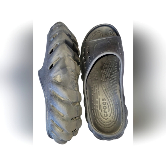 Crocs Men's Echo Croslite Ventilation Port Slide Sandals Size M11 - Picture 4 of 9